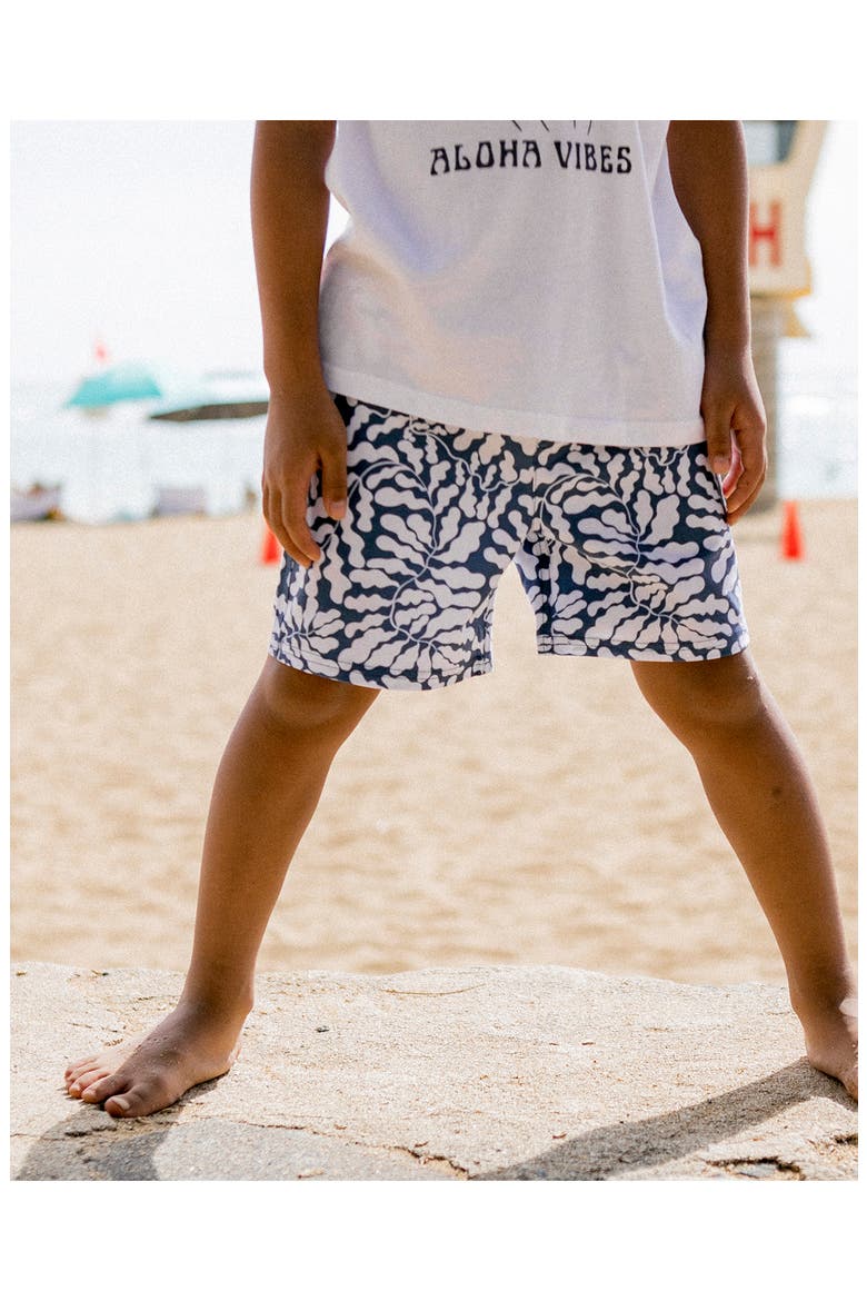 Kelp Swim Trunks, Alternate, color, NAVY
