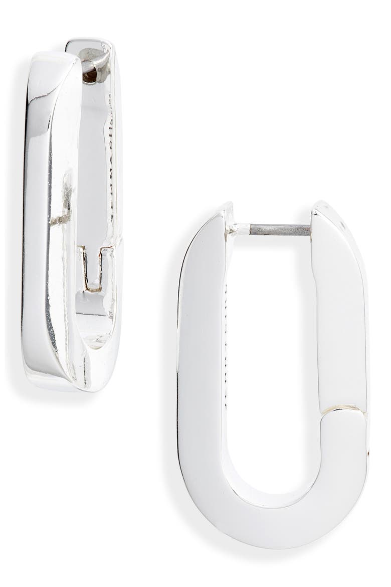 Toni Link Earrings, Main, color, HIGH POLISH SILVER