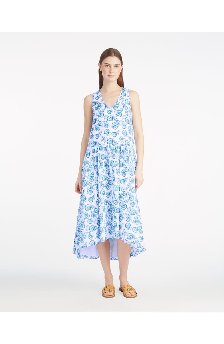 Draper James Skipper V-Neck Midi Dress, Alternate, color,