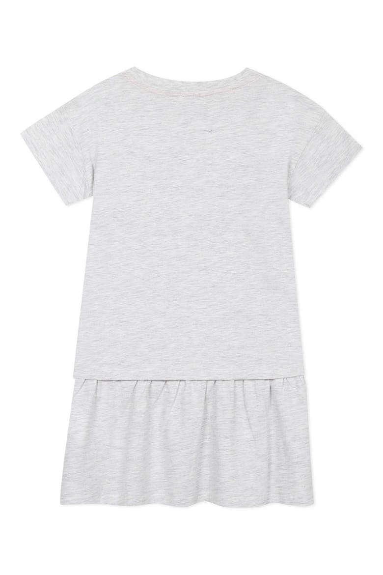 Multi Iconic Graphic Dress, Alternate, color, MARL GREY