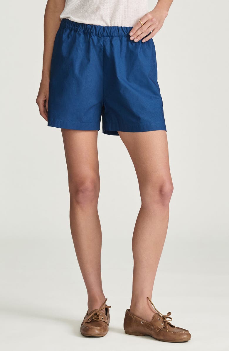 Mavi Jeans Cotton Elastic Waist Shorts, Main, color, 