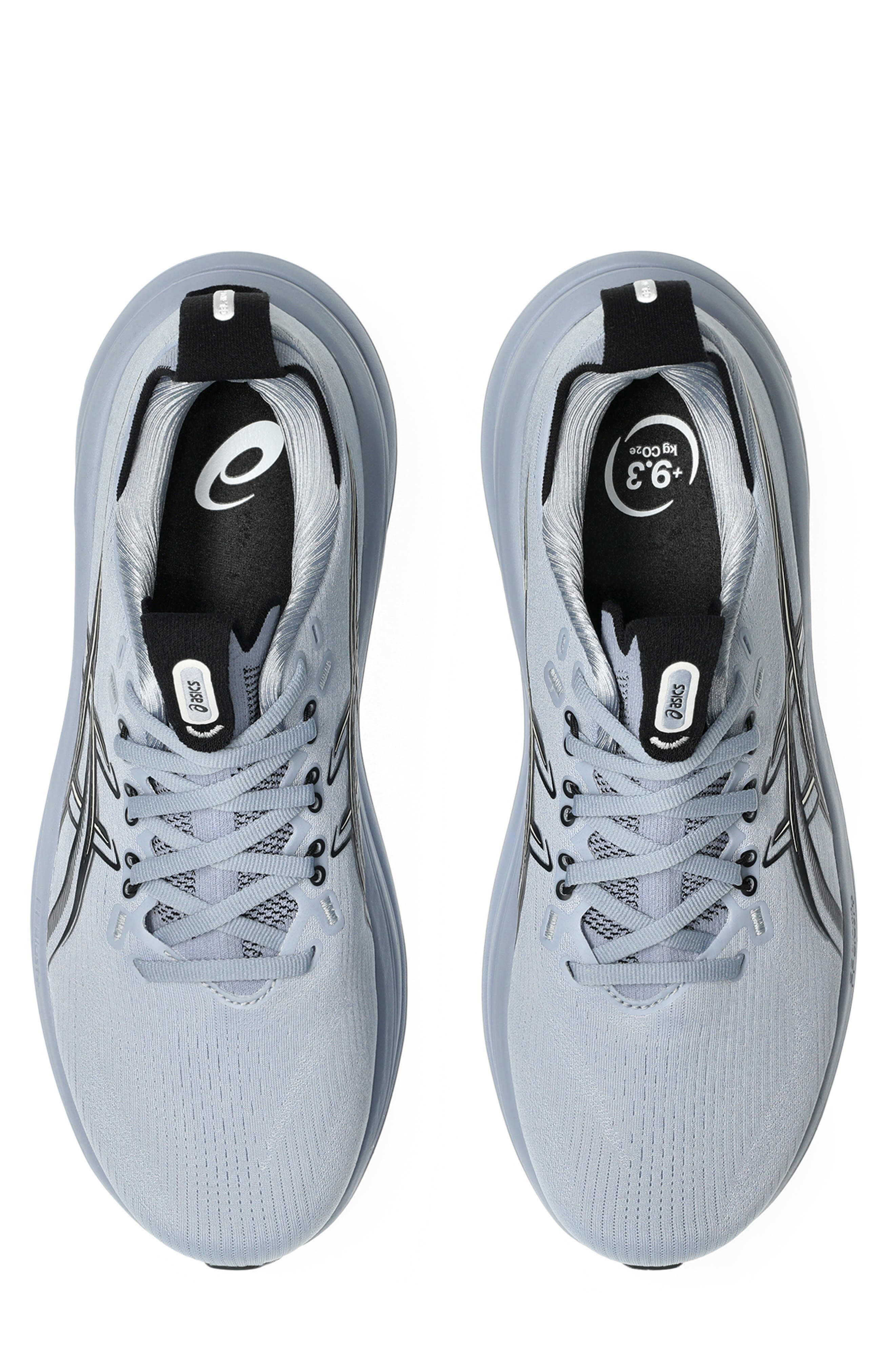 GEL-NIMBUS® 28 Running Shoe, Alternate, color, GREY BLUE/ BLACK