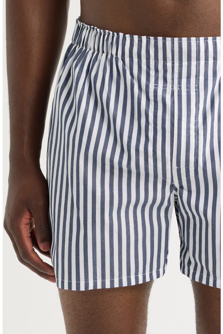 Assorted 3-Pack Classic Fit Cotton Boxers, Alternate, color, PLAID ANDREWS CREST PRINT NAVY