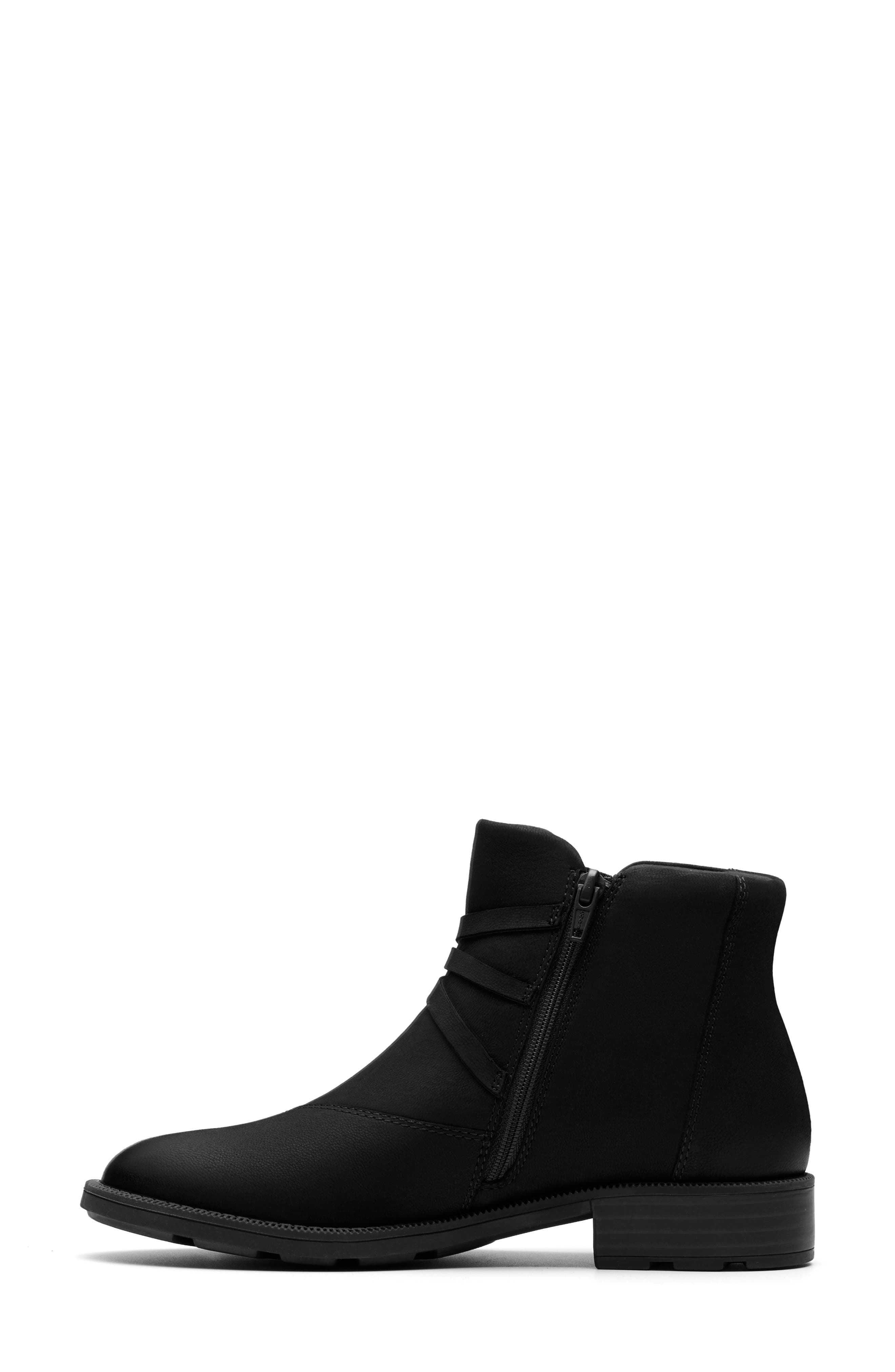 Clarks<sup>®</sup> Adalynn Faye Boot, Alternate, color, Black Nubuck