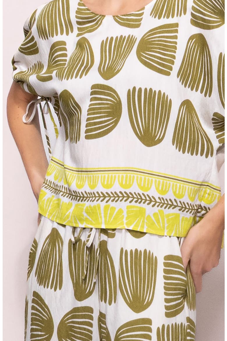 Dolman Sleeve Top, Alternate, color, CHARTREUSE/ WHITE SHELL