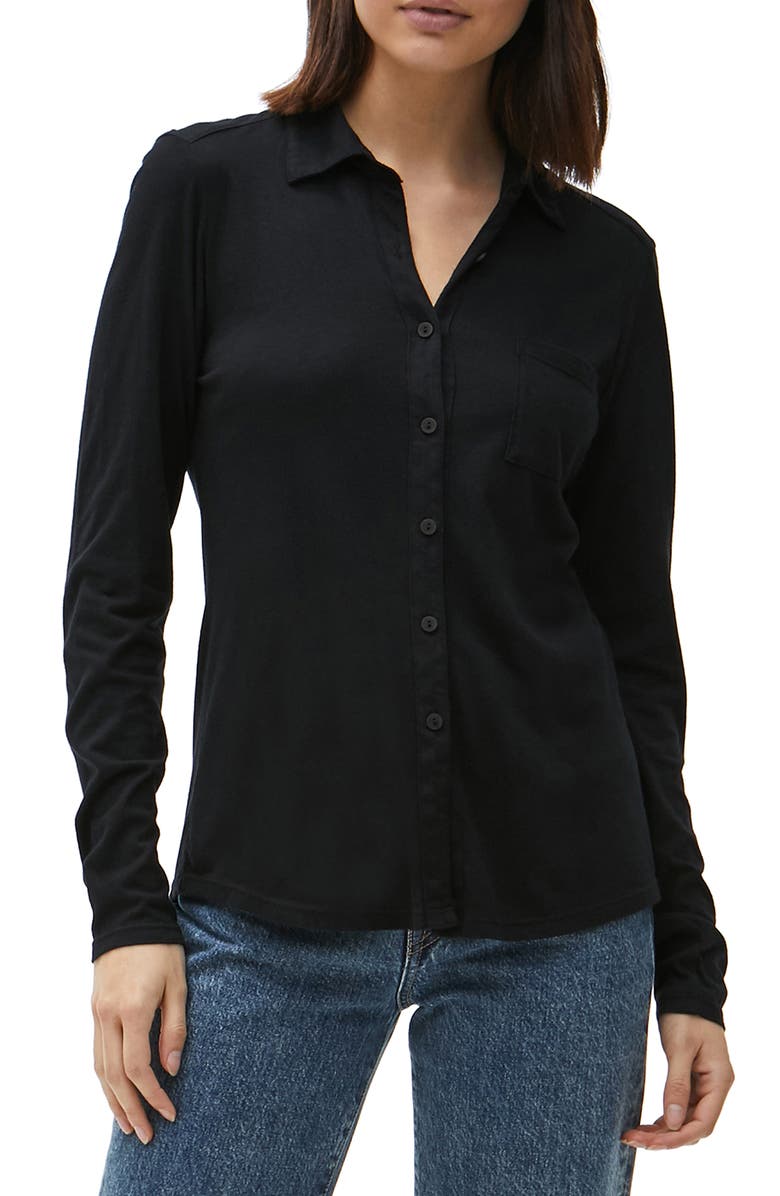 Michael Stars Harley Long Sleeve Ultra Jersey Shirt, Main, color,