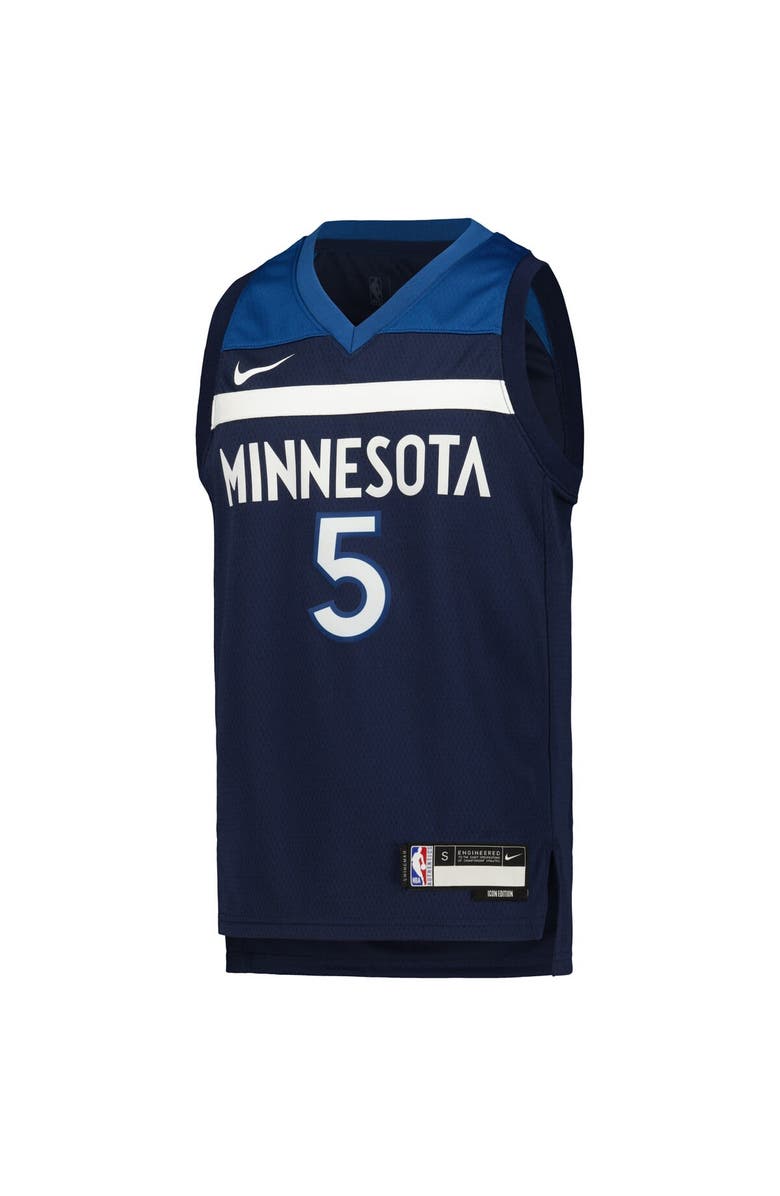 Nike Youth Nike Anthony Edwards Navy Minnesota Timberwolves Swingman Jersey - Icon Edition, Alternate, color, Navy