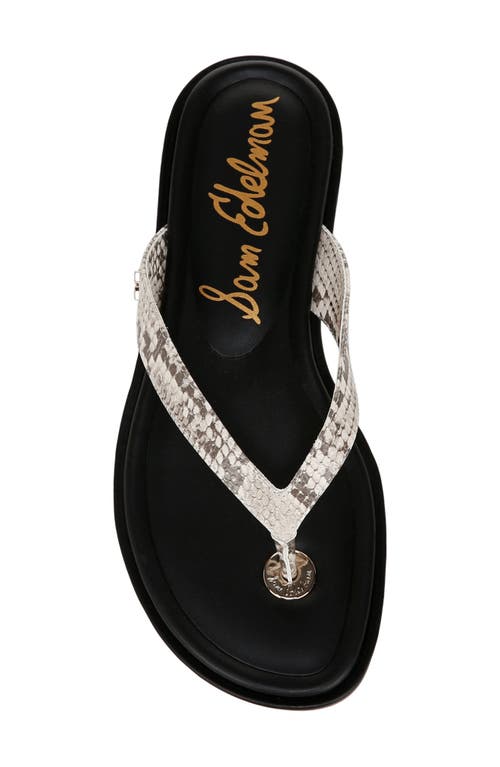 Shop Sam Edelman Remi Flip Flop In Roccia