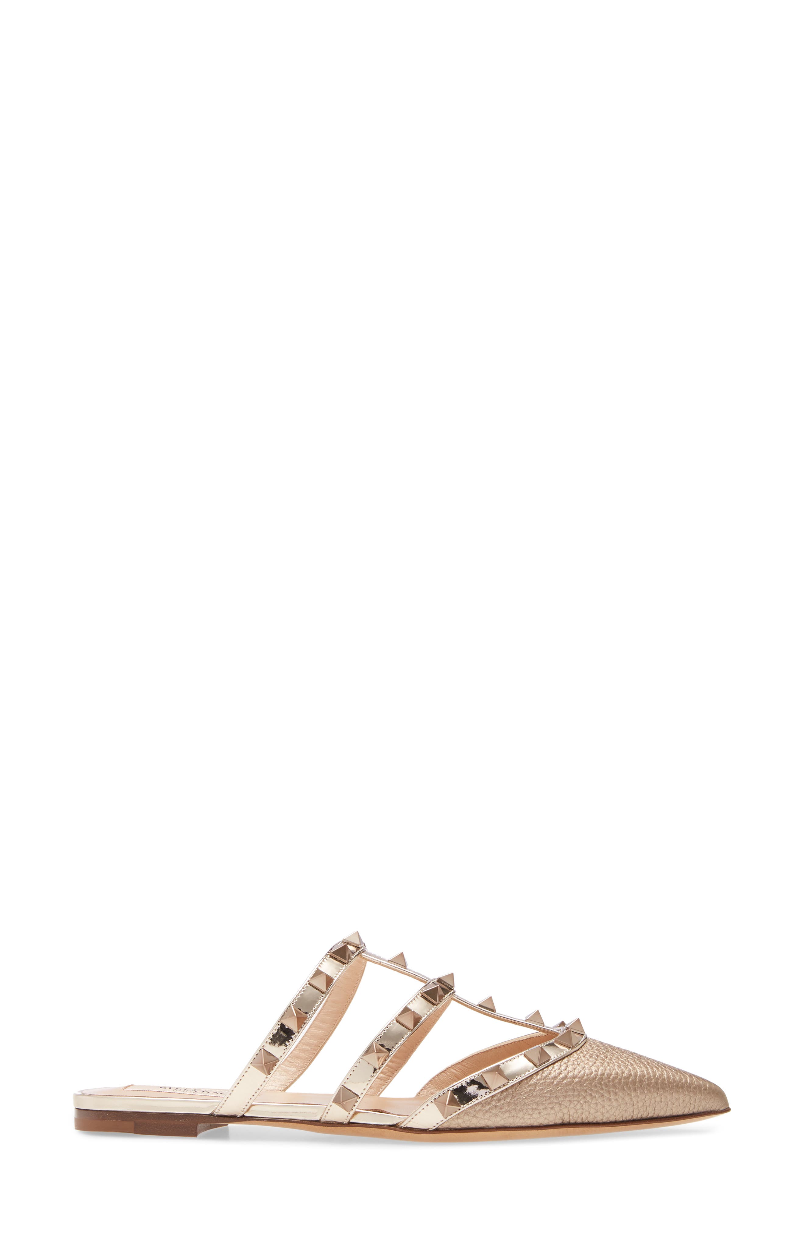 Valentino Garavani Rockstud Pointed Toe Mule, Alternate, color, 