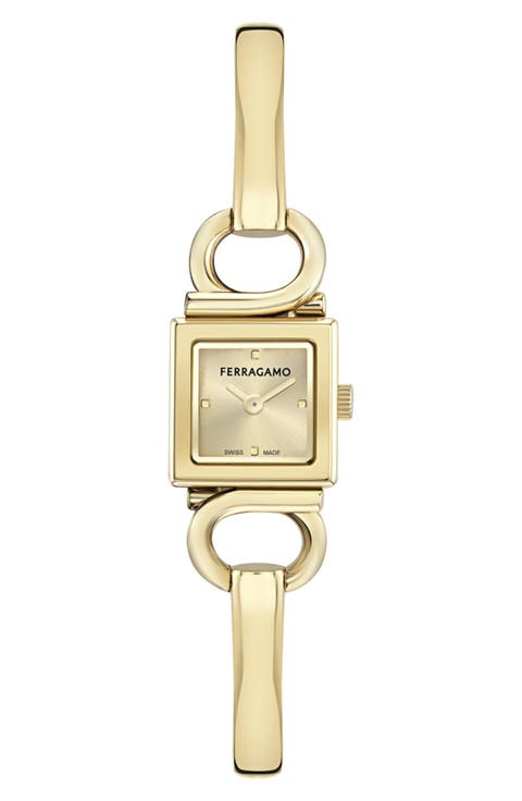 Gancio Evo Bangle Bracelet Watch, 18mm