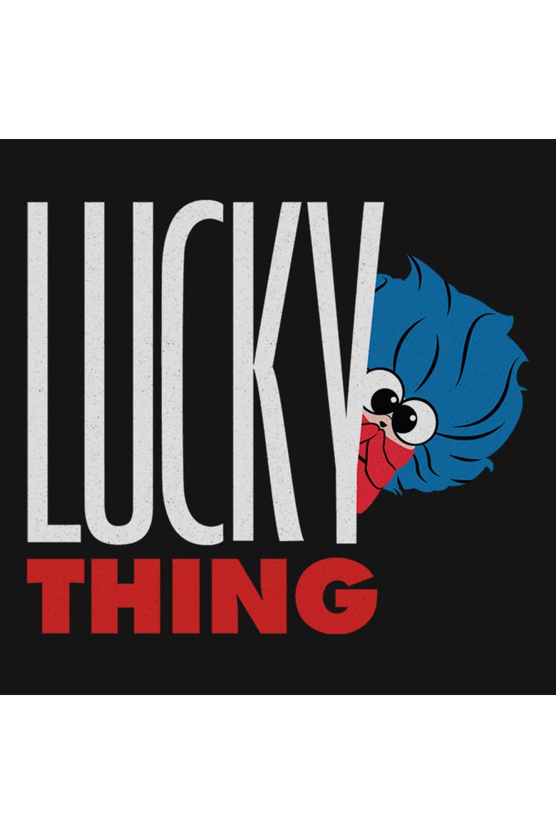 Junior's Lucky Thing Sweatshirt, Alternate, color, Black