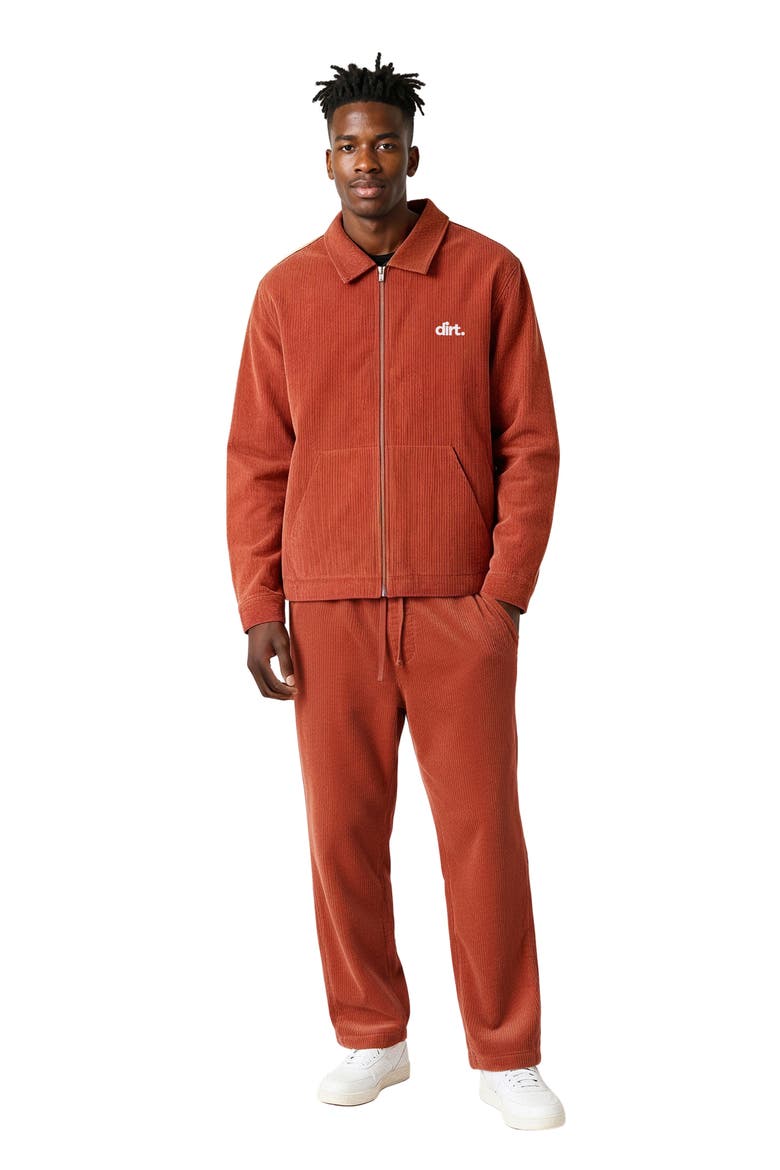 Corduroy Joggers, Alternate, color, TERRACOTTA