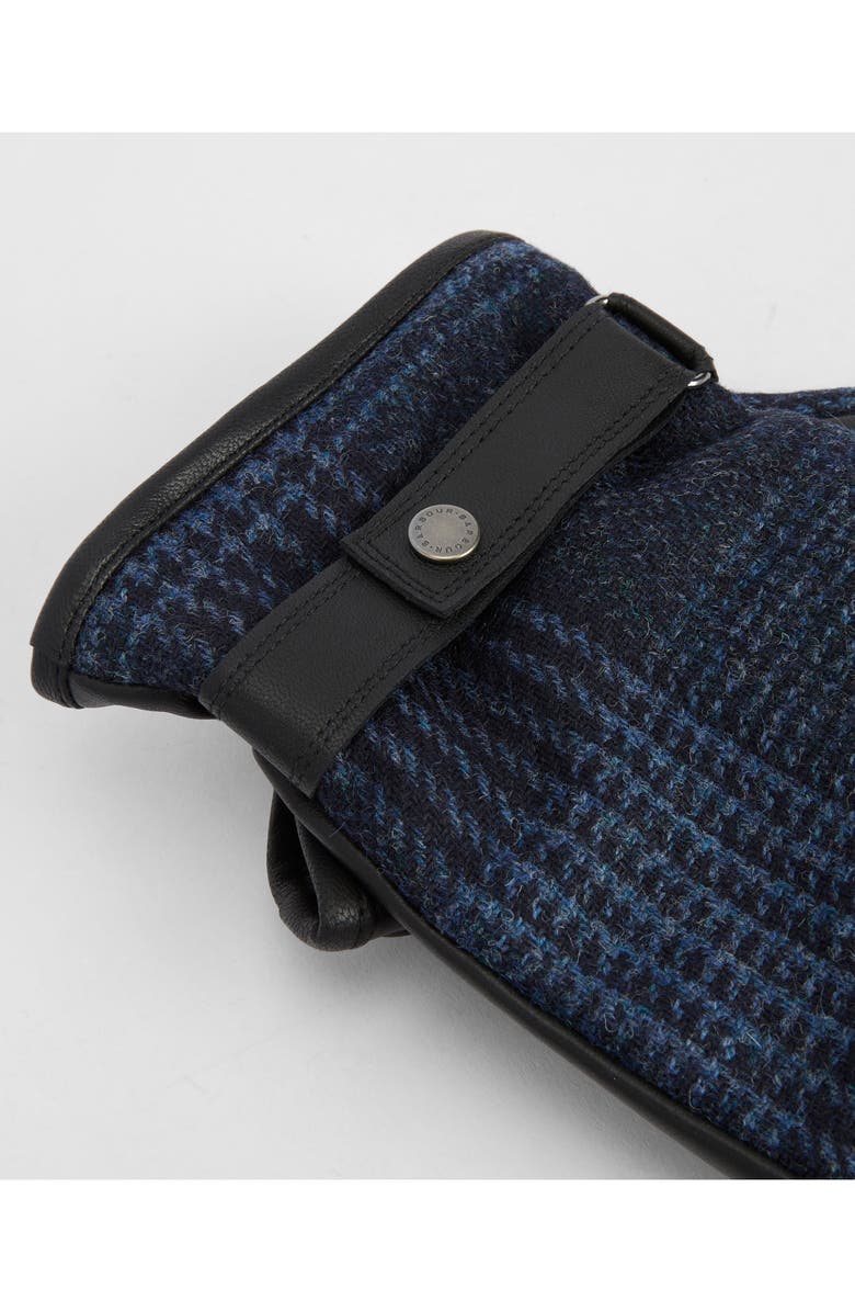 Barbour Deveron Wool & Leather Waterproof Gloves, Alternate, color, 