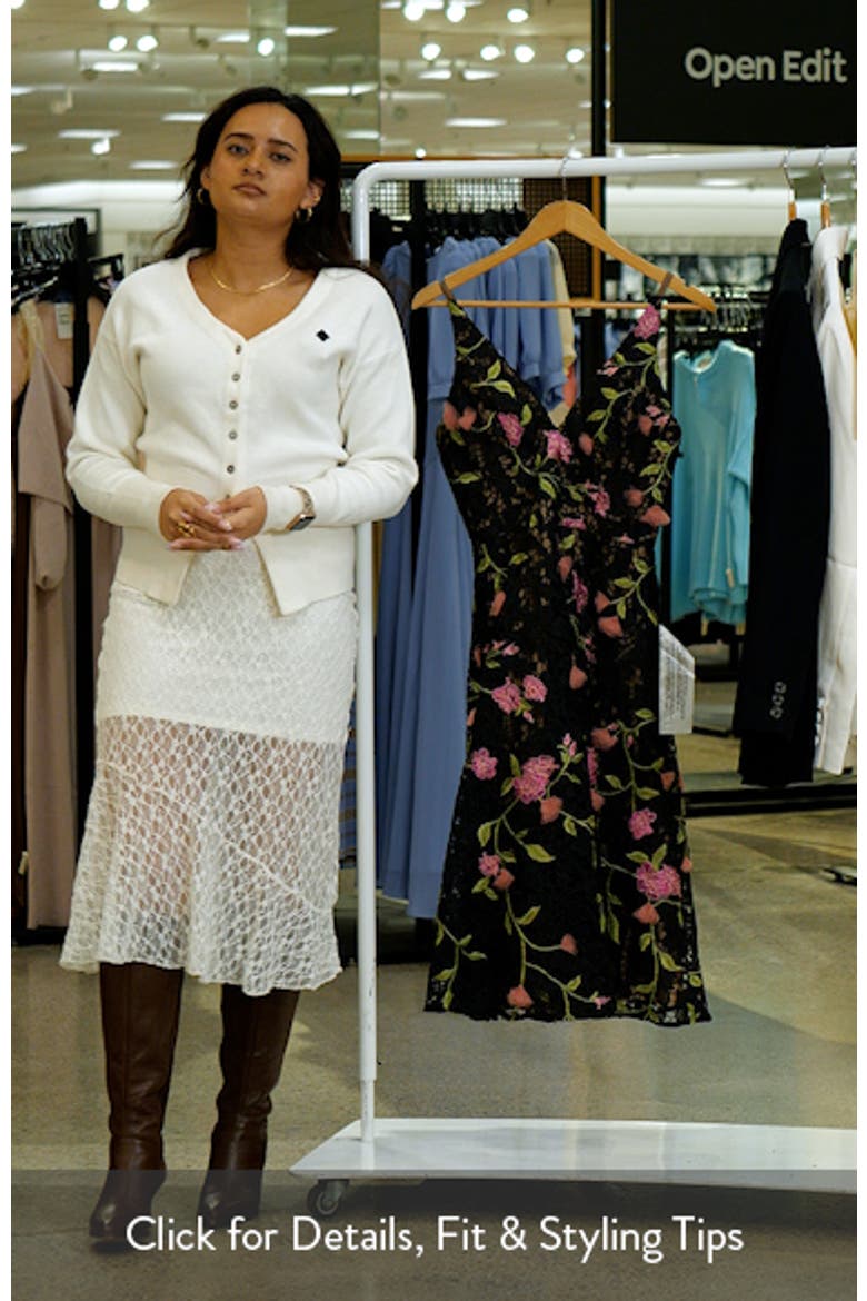 Elisa Floral Fit & Flare Cocktail Dress video