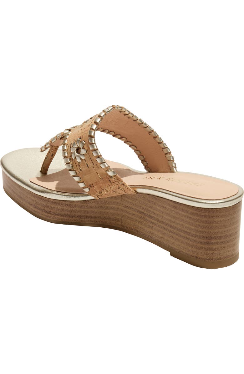 Jack Rogers Jacks Platform Wedge Flip Flop, Alternate, color,