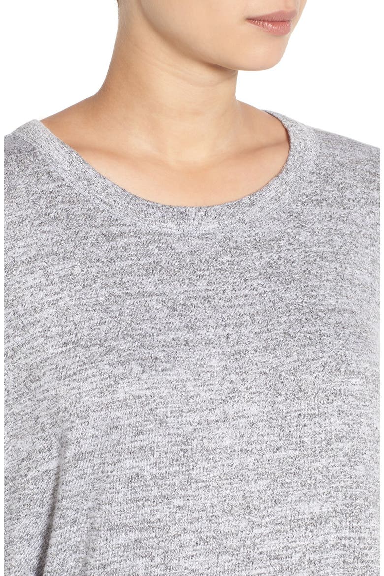 'Liz' Long Sleeve Tee, Alternate, color, LIGHT GREY