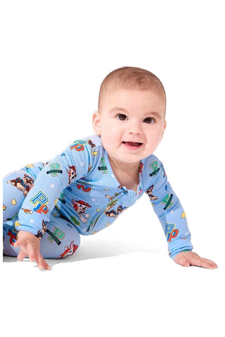 Baby PAW Patrol Varsity Blue Convertible Footie, Alternate, color, PAW Patrol: Varsity Blue