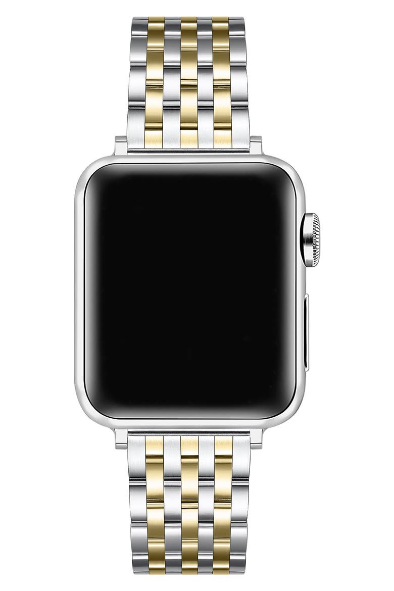 Remy Stainless Steel Apple Watch® Watchband, Alternate, color, SILVER/ GOLD