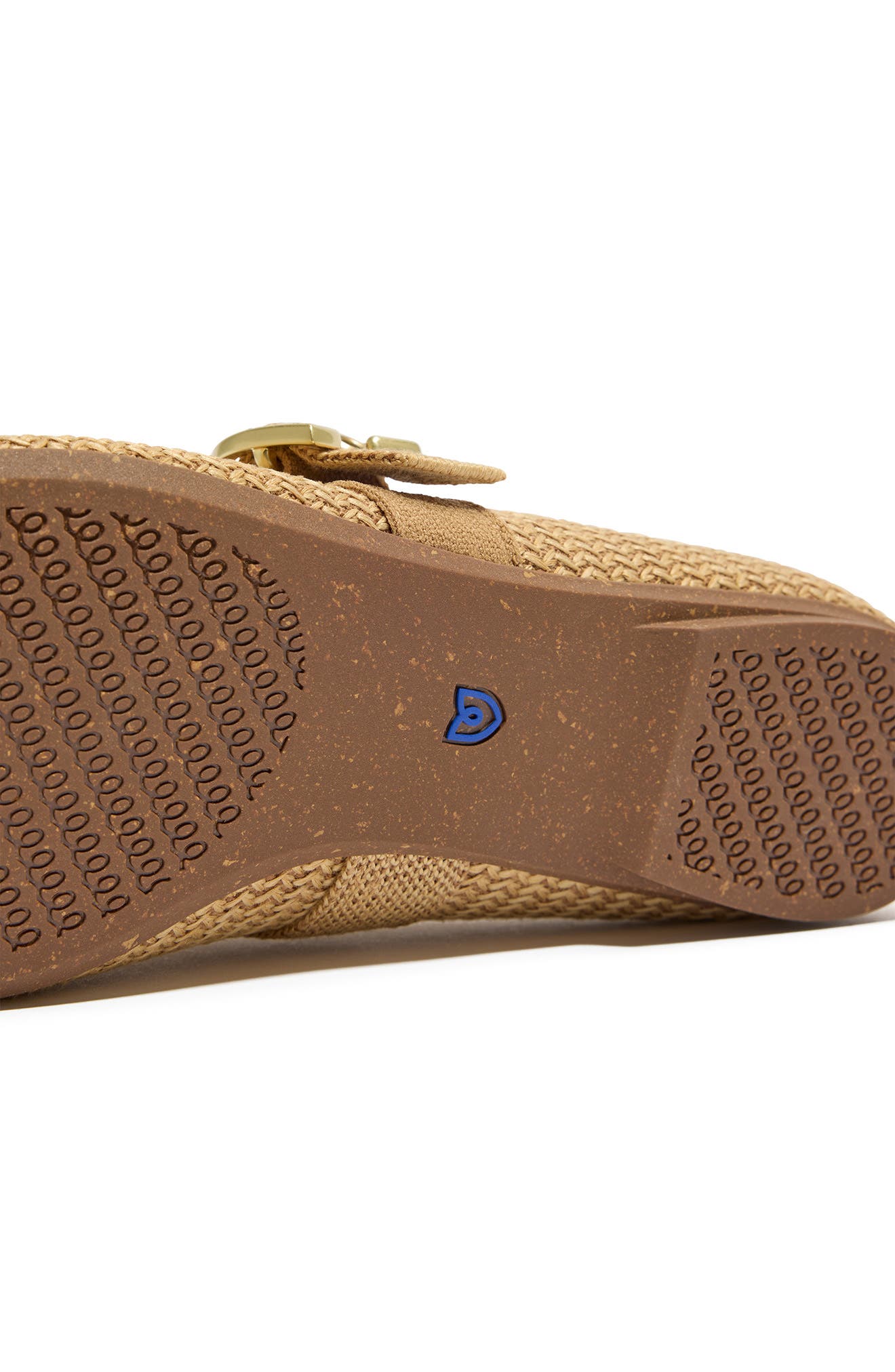 The Max Buckle Mary Jane Flat, Alternate, color, TAN WOVEN
