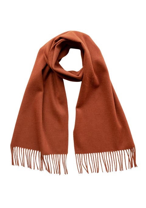 Lambswool Block Color Scarf