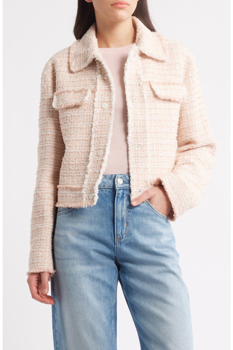 Tweed Jacket, Main, color, CRYSTAL TWEED