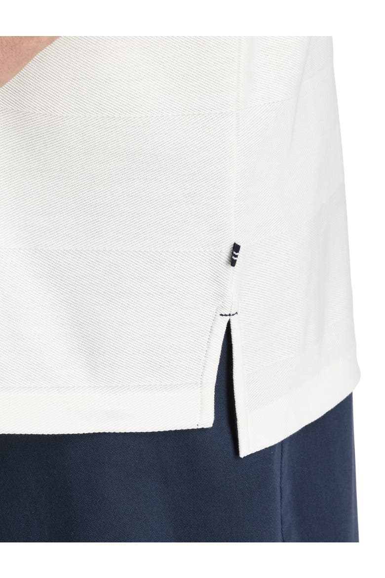Big & Tall Chest Striped Polo Shirt, Alternate, color, SAIL WHITE