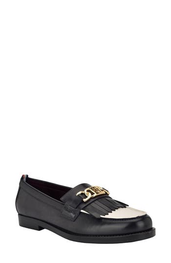 Tommy Hilfiger Women's Merise Ornamented Loafers In Dark Blue
