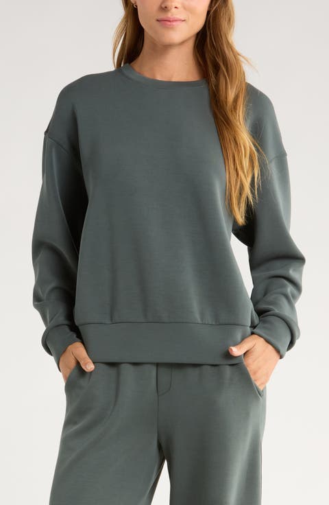 Ultrasoft Boxy Crew Sweatshirt