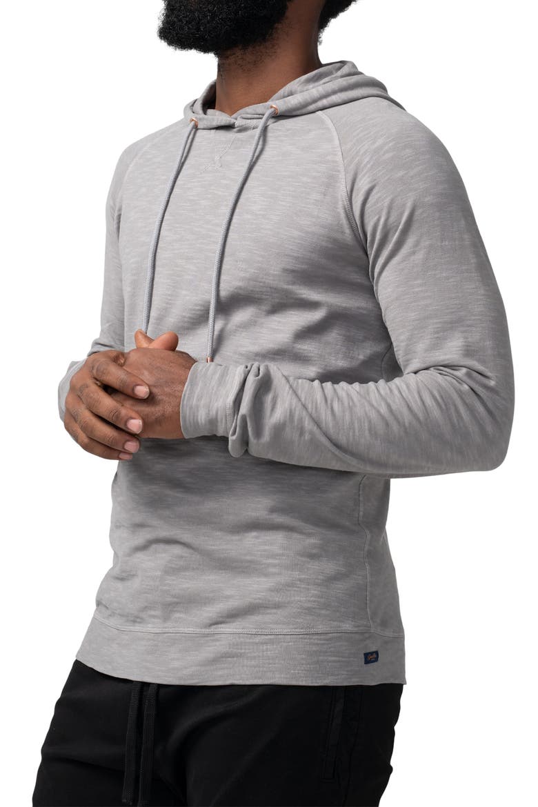 Legend Slim Fit Pullover Hoodie, Alternate, color, FROST GREY