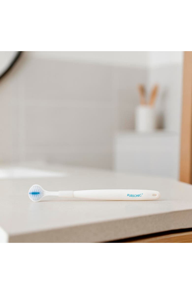 PURSONIC 3D Advanced Tech 360° Full Coverage Toothbrush Set, Alternate, color, Blue