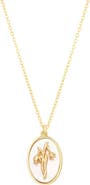 Set & Stones Katrina Birth Flower Necklace
