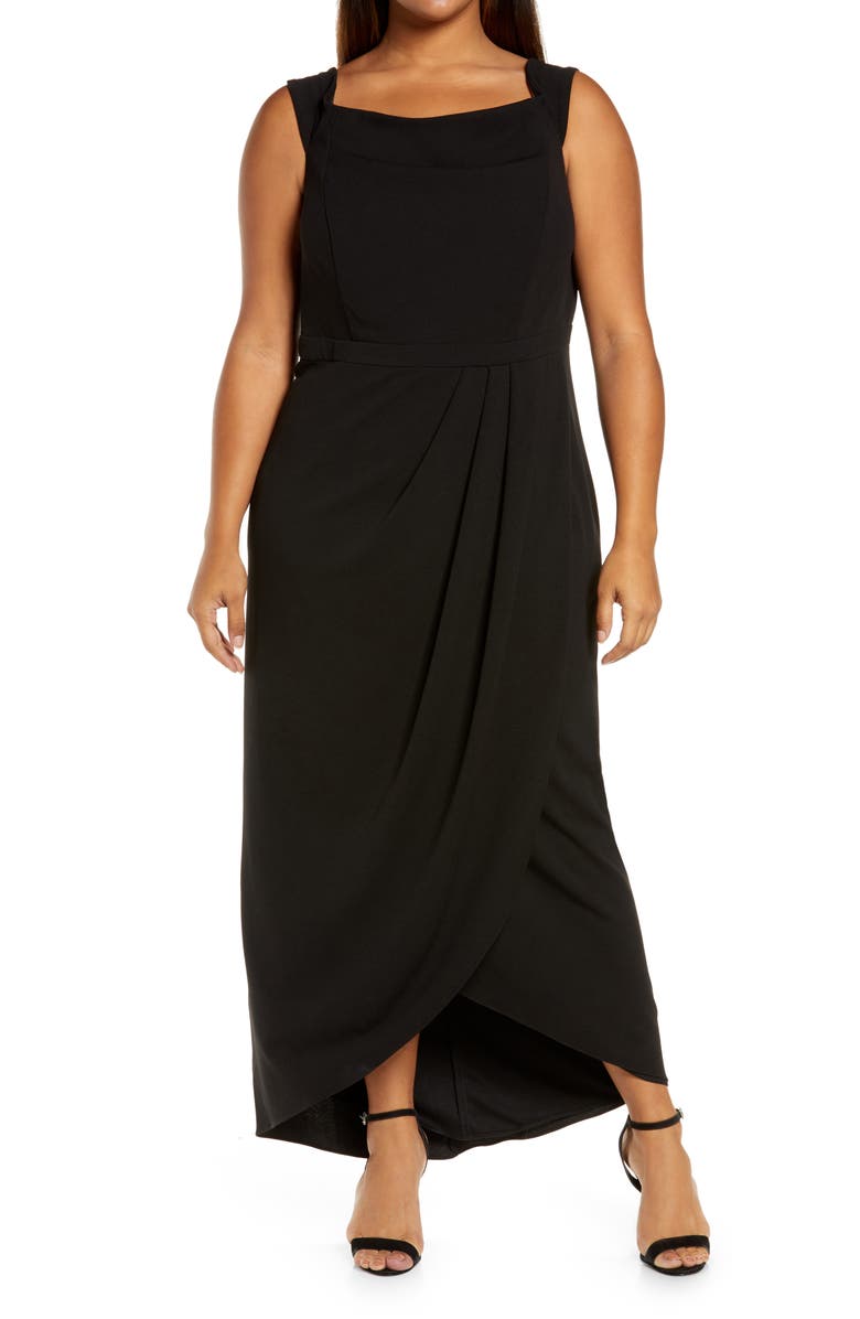 Xscape Evenings Xscape Tulip Hem Gown, Main, color, 