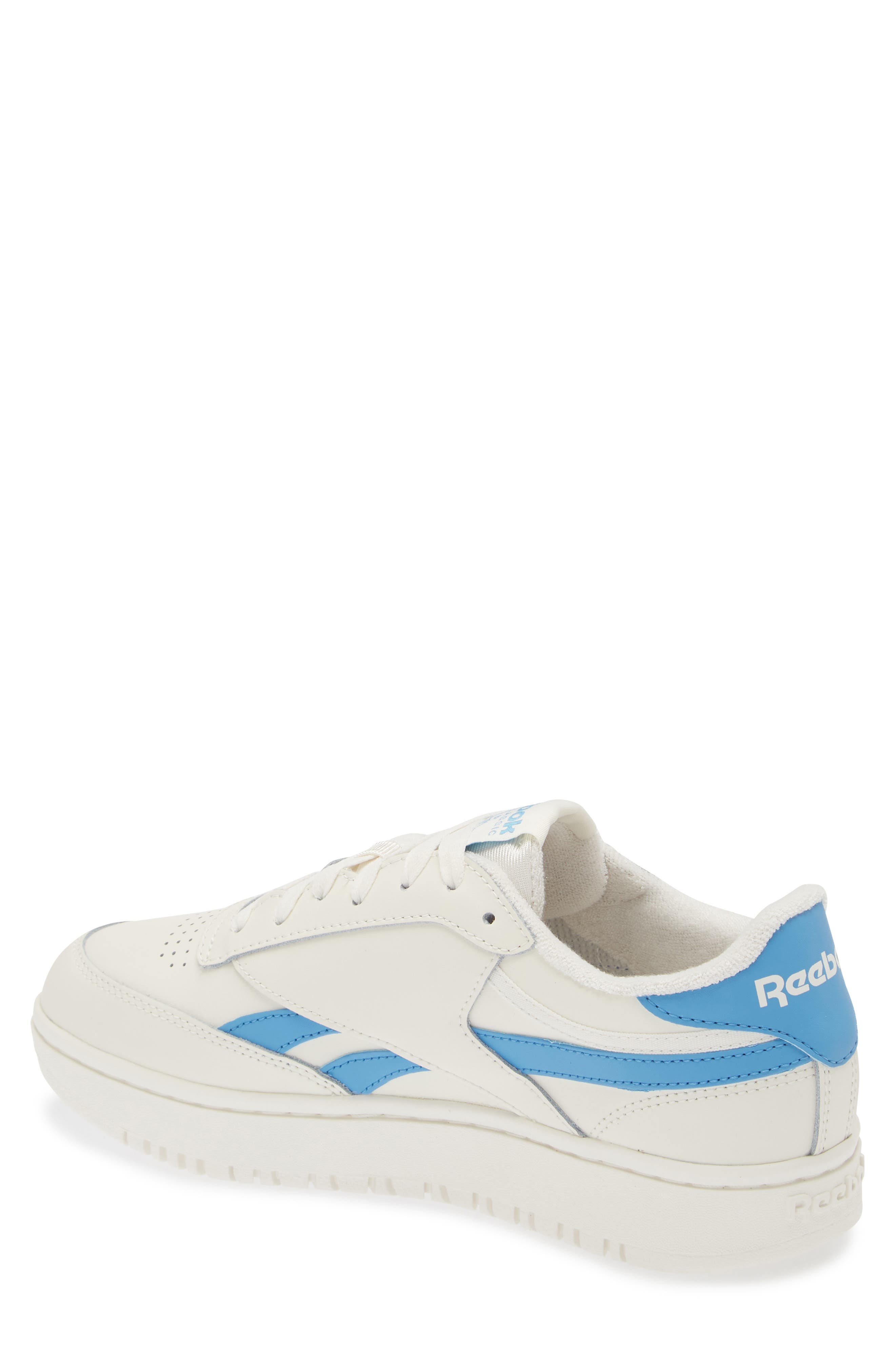 Reebok Club C Double Platform Sneaker, Alternate, color, Chalk Chalk Blue