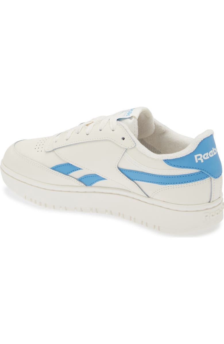 Reebok Club C Double Platform Sneaker, Alternate, color, Chalk Chalk Blue