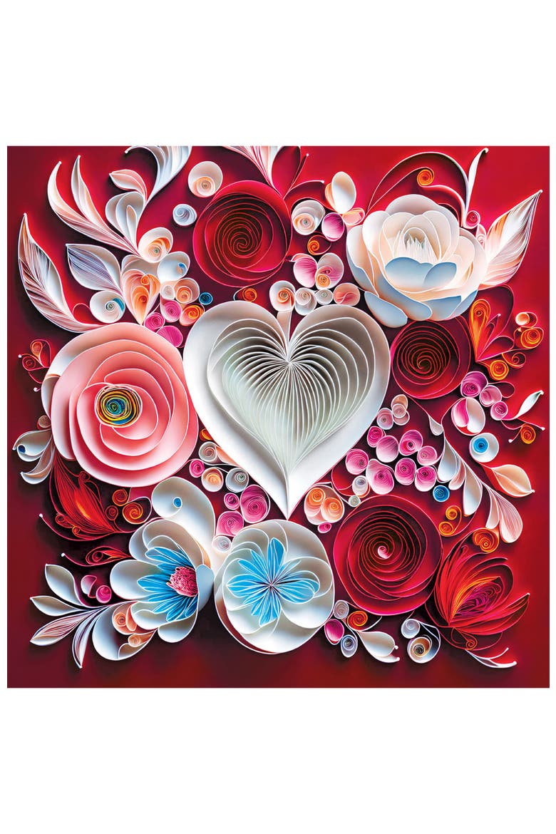 Love in Bloom 1000 Piece Jigsaw Puzzle, Alternate, color, Multicolor
