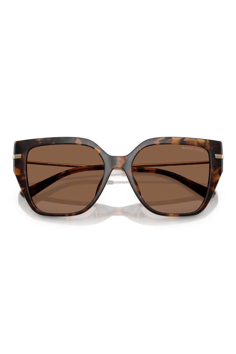 54mm Square Sunglasses, Alternate, color, DK TORT