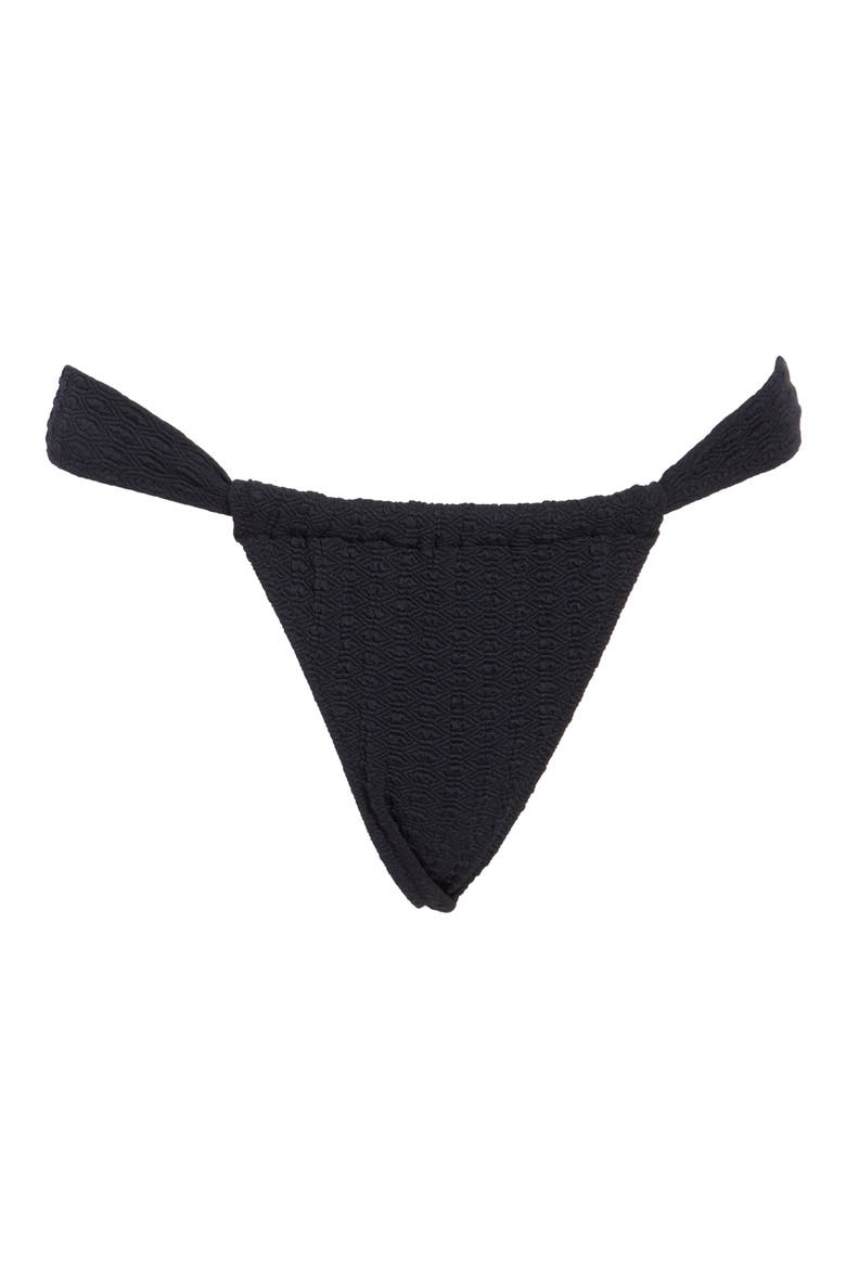 Haleiwa Adj Tanga Bikini Bottoms, Main, color, ANTHRACITE