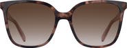 Longchamp Le Pliage 55mm Gradient Modified Rectangular Sunglasses