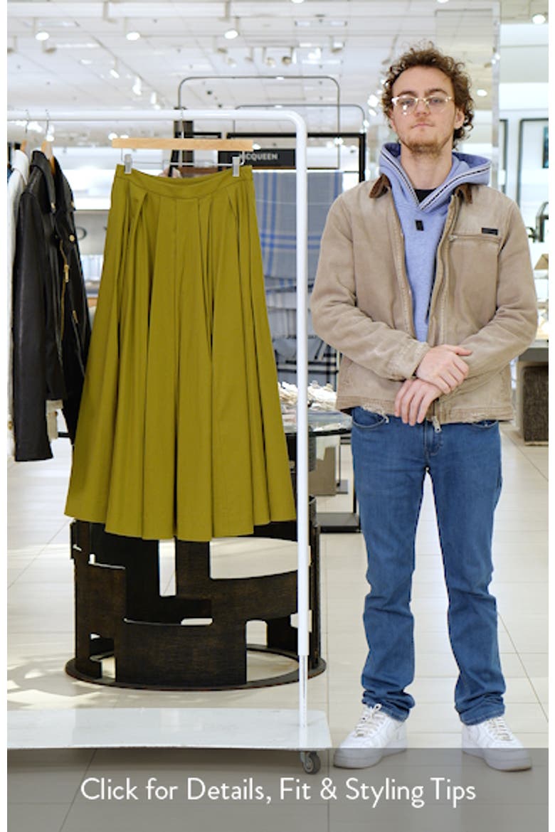 Doran Pleated Midi Skirt video