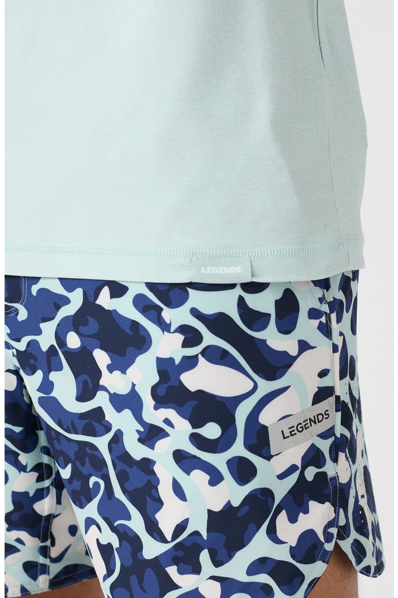 Aire Performance T-Shirt, Alternate, color, CLOUD BLUE HEATHER