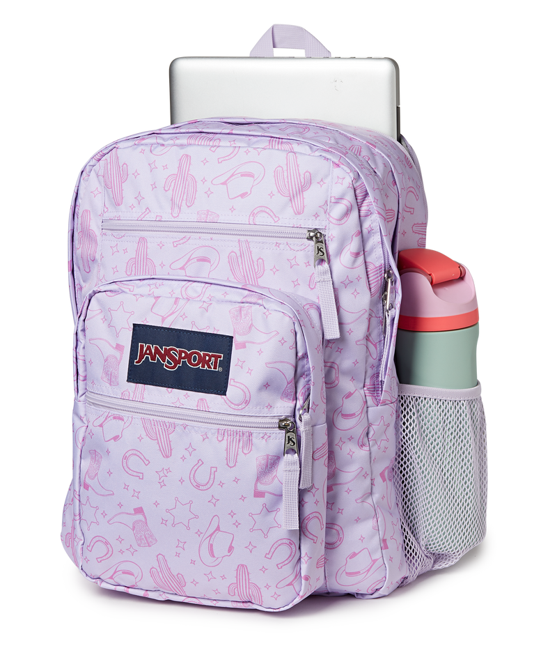 Jansport Big Student Backpack, Alternate, color, Wild West Escape Lilac