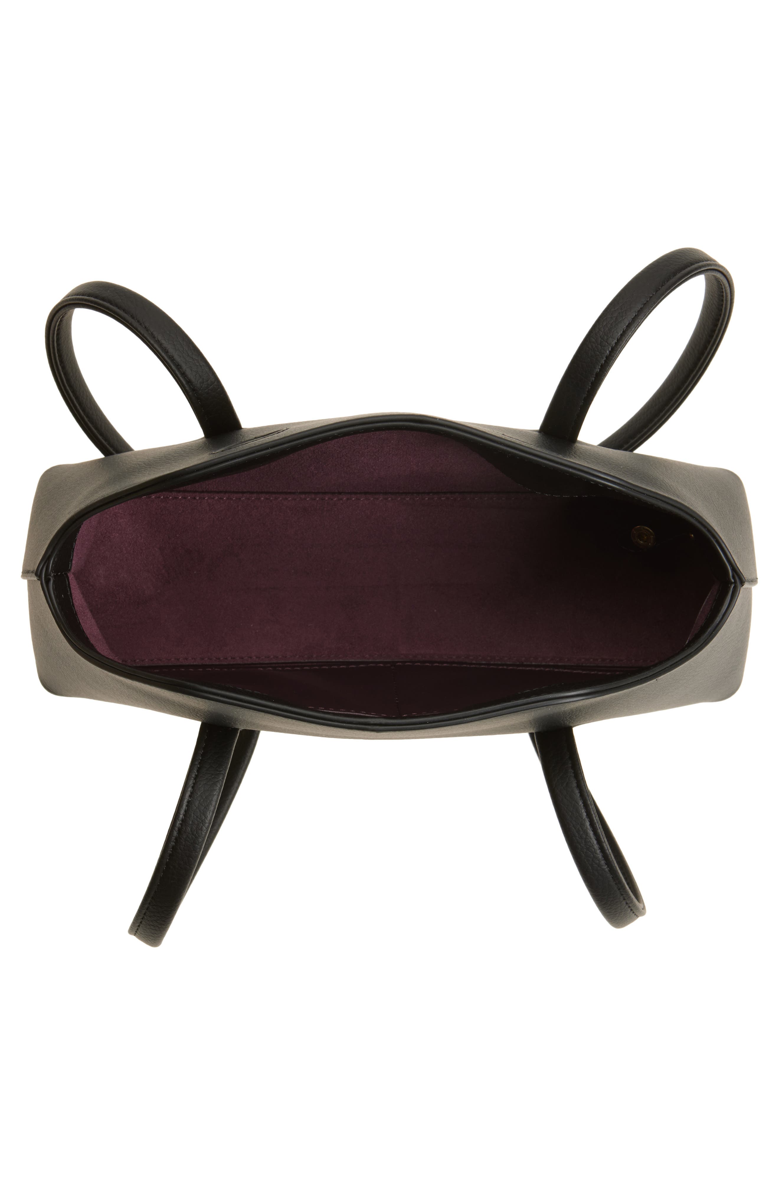 Freja New York Mini Chrystie Faux Leather Shoulder Bag, Alternate, color, 