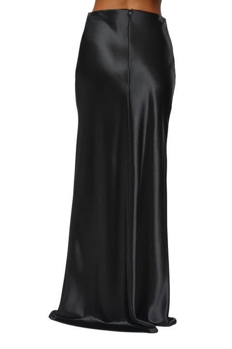 Tradition Satin Maxi Skirt