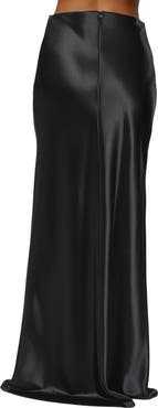 JLUXLABEL Tradition Satin Maxi Skirt