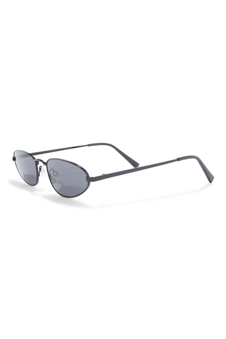 Cat Eye Sunglasses, Alternate, color, BLACK