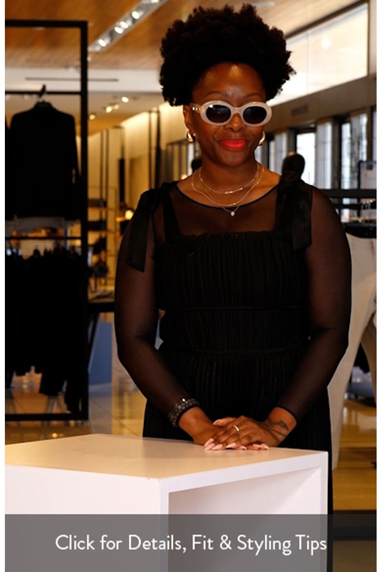 Triomphe 52mm Oval Sunglasses video