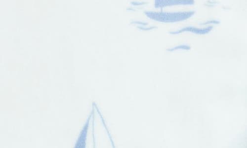 Nordstrom Baby Print Plush Blanket In Blue Wander Sailboats