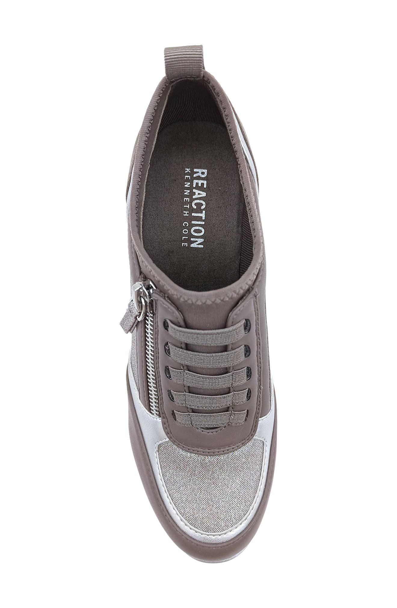 Fiona Platform Wedge Sneaker, Alternate, color, SHITAKE MESH