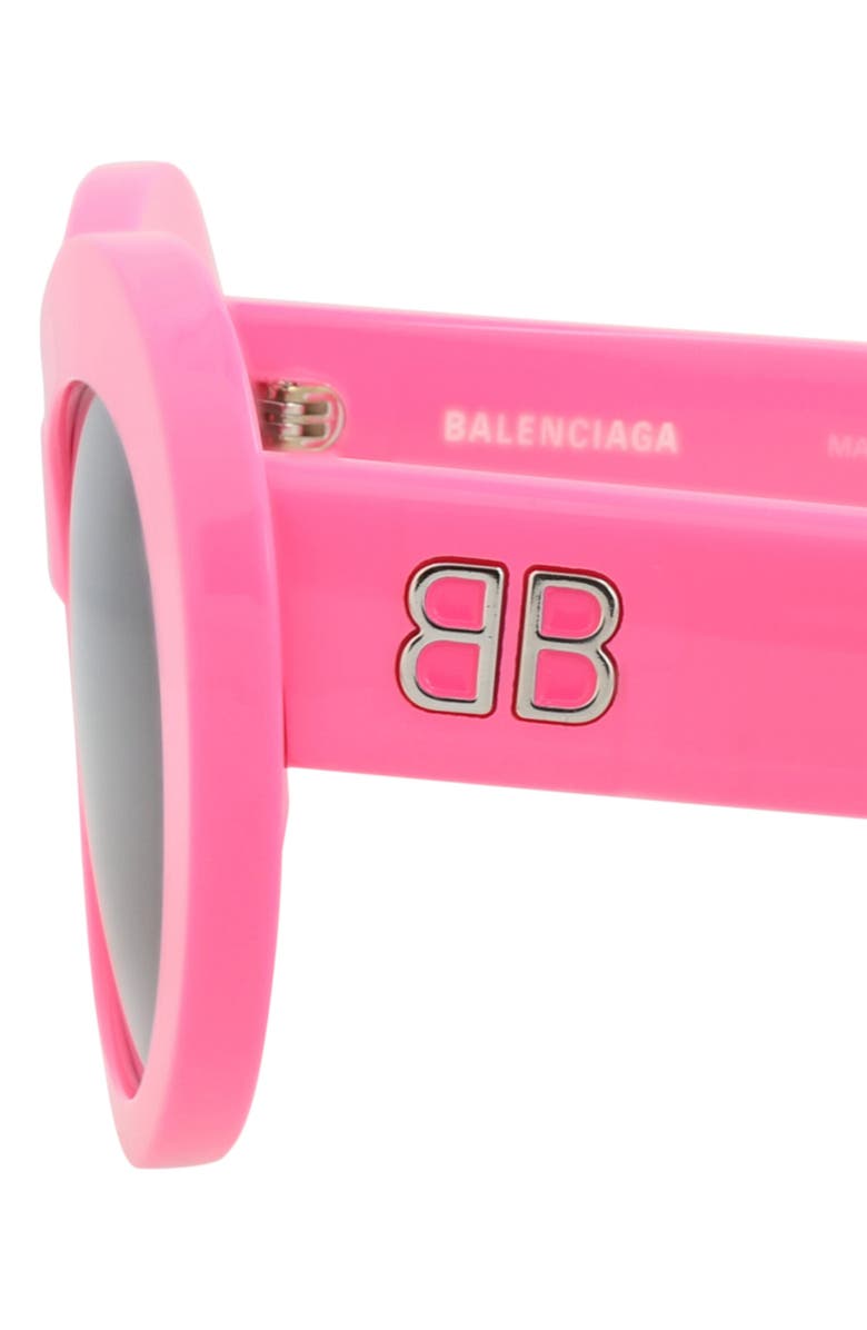 Balenciaga Sunglasses, Alternate, color, Pink Pink Grey