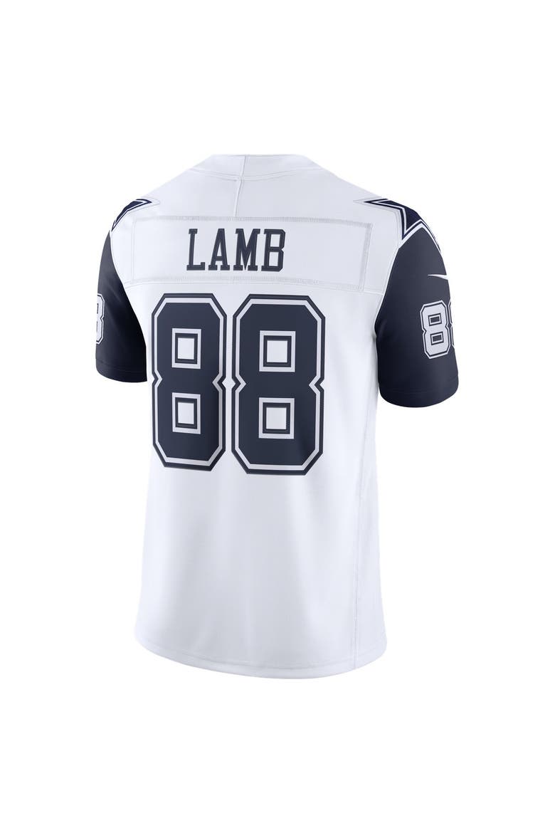 Men's Nike CeeDee Lamb White Dallas Cowboys Alternate Vapor F.U.S.E. Stitched Limited Jersey, Alternate, color, White